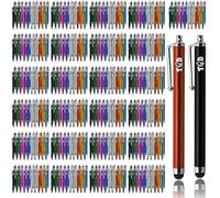 TCD 500 Pack Stylus Pen for iPad, High Precision Universal Capacitive Bulk Digital Stylus Pen - Compatible w/iPhone, Tablet, Touchscreen Laptop - Rubber Tip Styluses for All Touch Screen Device, Multi