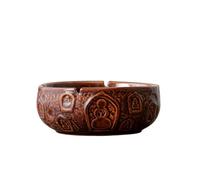 TCDHICY Ashtray Ashtray Cameo Ashtray for Home Living Room Bedroom Desktop Office Ashtray On The Table(Bruin)