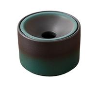 TCDHICY Ashtray Ashtray Ceramic Gradient Solid Color Ashtray for Home Living Room Bedroom Desktop Office Ashtray On The Table(Green)