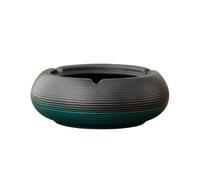 TCDHICY Ashtray Ashtray Ceramic with Lid for Home Living Room Bedroom Desktop Office Ashtray On The Table(Green)