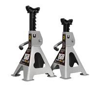TCE 3 Ton Heavy Duty Car Jack Stands 276-420mm Adjustable Height Low Profile EN 1494 GS Certified Thick Steel Structure for Tire Change Chassis Repair Fits Sports Cars SUVs BIG RED TORIN