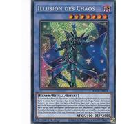 TCG BACH-DE034 - Illusion of Chaos - Secret Rare - German - 1st Edition - in Set with Ultrapro Toploader - Yugioh