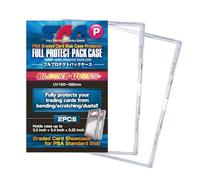 TCG FULL PROTECT PACK CASE for PSA(PSA Size) KAWASHIMA INDUSTRIES Made in JAPAN 8 pieces(2 pieces × 4 packages) Graded Card Showcase for PSA Standard Slab, to Protect Sports Cards, Collectible Cards