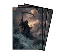 TCG/MTG Card Sleeves 100PCS, Clear Front, Easy Shuffling Applicable, Tearproof, Standard Size Matte Art Sleeves for OCG CCG DTCG PTCG (2)