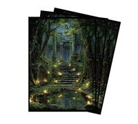 TCG/MTG Card Sleeves 100PCS, Clear Front, Easy Shuffling Applicable, Tearproof, Standard Size Matte Art Sleeves for OCG CCG DTCG PTCG (3)