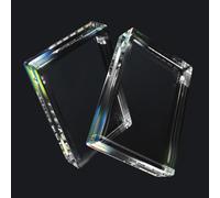 TCGHalo Acrylic PSA Case (5 Pack) 1 inch Magnetic UV Protective Case | 8mm Thick Acrylic PSA Display Case Clear Graded Card Holder Frame for PSA Graded Card Slabs Hard Plastic Glass Slab Protector