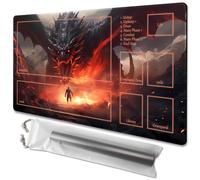 TCGMAT MTG Playmat - Non-Slip Backing Printing, Ideal for Card Game Enthusiasts TCG Playmat (Dragon Roar-Deck)
