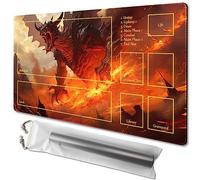 TCGMAT MTG Playmat - Non-Slip Backing Printing, Ideal for Card Game Enthusiasts TCG Playmat,Purify Land (MTG2-Arrival of The Drago-Deck)