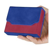 TCGPRO Portable Mini Deck Box for Toploader Cards - Blue & Red