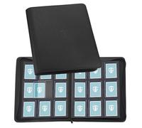 TCGUARD Toploader Trading Card Album for 216 Toploaders, 9 Compartments Toploader Binder with Sleeves for 3 x 4 Inch Rigid Toploader Card, Trading Card Binder for TCG, MTG Cards, Card Trading Albums