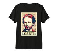 Tchaikovsky Classical Music Notes Composer Premium T-Shirt