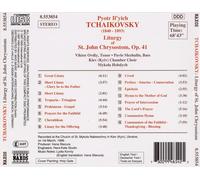 TCHAIKOVSKY: LITURGY OF ST. JOHN CHRYSOSTOM, OP. 41 NEW CD