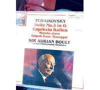 Tchaikovsky Suite No.3, Capriccio Italien, Marche slave, Gopak: Boult