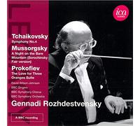 Tchaikovsky: Symphony No. 4 / Mussorgsky: A Night on the Bare Mountain / Prokofiev: The Love for Three Oranges Suite