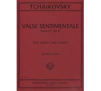 Tchaikovsky: Valse Sentimentale Op. 51 No. 6 (Cello and Piano), Edited by Leonard Rose, IMC1644