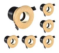 TCHAUSGZOZ 3.4 Inch 3CCT LED Recessed Ceiling Light 7-Pack - Adjustable Baffle Trim Downlight, Efficient Lighting for Home and Commercial Use(A,12W-6000K)