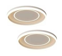 TCHAUSGZOZ Ceiling Lamp 15.7 Inch LED Flush Mount Ceiling Light Fixture 24W Led Ceiling Light 3000K/4000K/5000K Low Profile Ceiling Lights for Living Room Bedroom 1 Pack/2 Pack (Size : 2 Pack)