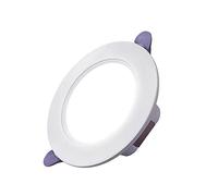 TCHAUSGZOZ Round Flat Panel LED Recessed Light - 7W/12W/18W/24W/36W, 2.5/3/4/5/6/8 Inch Canless Pot Anti-Glare Trim, Perfect for Home and Commercial Use(36W,Warm Light)