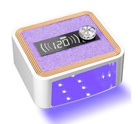 TCHMCITY Cordless UV LED Nail Lamp for Gel Nails, Rechargeable UV Light, Professional Nail Dryer with 4 Timers, Automatic Sensor and Sensitive Mode for Fast Curing