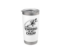 Tchoukball is My Cardio Frame Team Sport Player Bounce Gift Stainless Steel Insulated Tumbler