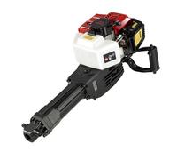 TCICOP 52CC 2 Stroke Petrol Demolition Hammer Handheld Rock Drill Jack Hammer with Point and Flat Chisels, Heavy Duty Power Tool for Outdoor Drilling, Demolition, Construction