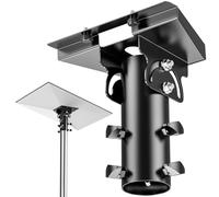 Tckasdj Starlink Gen 3 Mount, Starlink Pole Mount, 360° Starlink Gen 3 Pipe Adapter with Multi-Angle Adjustment, Fits 1.2-2.2in Diameter Pipes, Suitable for Home Gardens and Outdoor use.
