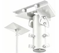 Tckasdj Starlink Gen 3 Mount, Starlink Pole Mount, 360° Starlink Gen 3 Pipe Adapter with Multi-Angle Adjustment, Fits 1.2-2.2in Diameter Pipes, Suitable for Home Gardens and Outdoor use.