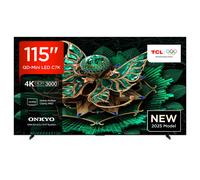 TCL 115C7K-UK 115 Inch Premium 4K QD-Mini LED UHD HDR Smart Google TV 2025