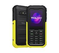TCL 3189 - Rugged Phone 4G, Waterproof and Shock Resistant IP68, 17 Days Autonomy, SOS Button, HD Calls, LED Flashlight, Dual Sim, Illuminating Yellow [Italy]
