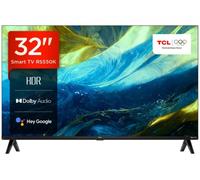 32" TCL 32RS550K Roku TV Smart Full HD HDR LED TV, Black