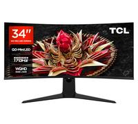 TCL 34 inch WQHD Mini-LED 1500R Curved Gaming Monitor, 170Hz, 1ms response time, AMD FreeSync™