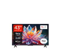 TCL 43T6C-UK 43 Inch QLED 4K HDR TV, Fire TV (Smart TV with Dolby Vision & Atmos, HDR10+, Press & Ask Alexa