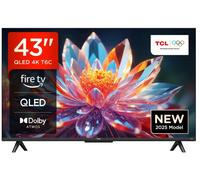 TCL 43T6C-UK 43" QLED Smart Television G