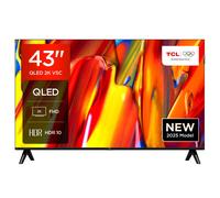 TCL 43V5C-UK 43-Inch QLED Full HD TV HDR10+ Dolby Vision & Google TV