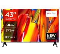 TCL 43V5C UK 43 2K HDR HD Smart QLED TV HDR10 Dolby Audio