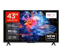TCL 43V6C-UK TV 109.2 cm (43") 4K Ultra HD Smart TV Wi-Fi Metallic 260 cd/m²