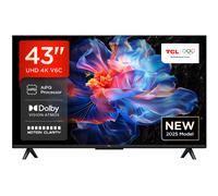 TCL 43V6C-UK TV 109.2 cm (43") 4K Ultra HD Smart TV Wi-Fi Metalli