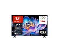 TCL 43V6D-UK 43 Inch 4K HDR, Fire TV, HDR10+, Dolby Atmos, DTS:X, Game Master, Motion Clarity, AirPlay 2, Press & Ask Alexa