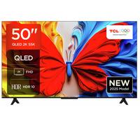 TCL 50S5K-UK - 50” Full HD Smart QLED Direct LED TV with Android TV & HDR - Compatible with Google Cast & Google Home, Slim Design