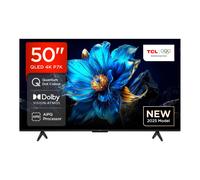 TCL 50P7K-UK 50" QLED 4K Ultra HD HDR Google TV (Google Assistant, Freeview Play, Dolby Atmos, Dolby Vision, HDR10+, Motion Clarity，2025 New Model)