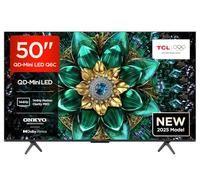 TCL Q6C 50" 4K Ultra HD QLED Smart Google TV [2025] - 50Q6C-UK, Silver