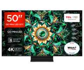 TCL 50Q7C-UK 50” QD-Mini LED TV, 4K UHD, Smart Google TV with 144Hz Motion Clarity Pro, Dolby Atmos , Game Master
