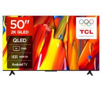 TCL 50V5C-UK 50Inch Full HD Smart QLED Direct LED TV with Android TV and HDR - Compatible with Google Cast and Google Home, Slim Design