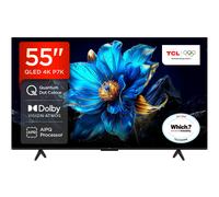TCL 55P7L-UK 55" 4K HDR QLED Direct LED Google TV - Black