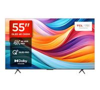 TCL 55C655K 55-inch QLED Pro Television, 4K Ultra HD, HDR Pro, Smart TV Powered by Android TV (Dolby Vision & Atmos, Motion Clarity, Hands-Free Voice Control, Compatible with Google assistant & Alexa)