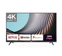 TCL 55DP628 55-Inch 4K LED Ultra HD Smart TV - HDR10 / Freeview Play / BBC iPlayer / Netflix / YouTube, Work with Alexa, Wi-Fi, 3*HDMI, 2*USB Port, Black
