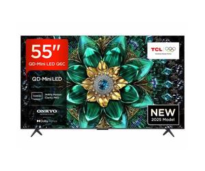 TCL 55Q6C 2025 55" 4K QD-Mini LED UHD Smart TV - BLACK