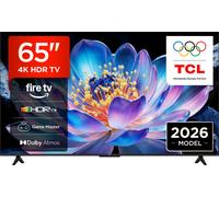 TCL 65" 4K Ultra HD Smart Fire TV [2026] - 65V6D-UK, Black