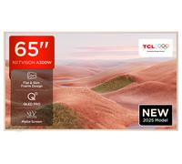 TCL 65"A300W QLED 4K HDR Smart Google TV-65A300W(Flat & Slim Frame Design, Matte Anti-Glare Screen, Art-Inspired Lifestyle TV)