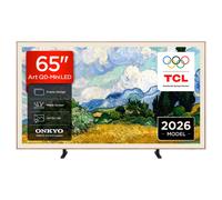 TCL 65A400PRO-UK 65 Inch NXTVISION QD-Mini LED Art TV, Google TV, Matte Screen, Frame Design, Dolby Vision IQ & Atmos, 2.0 Onkyo, 144Hz, AirPlay 2 (2026 New Model)